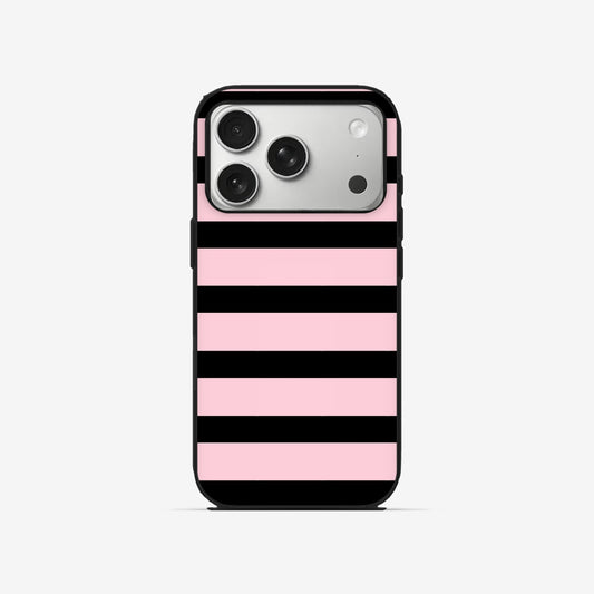 Bubblegum Stripe - Black Silicone