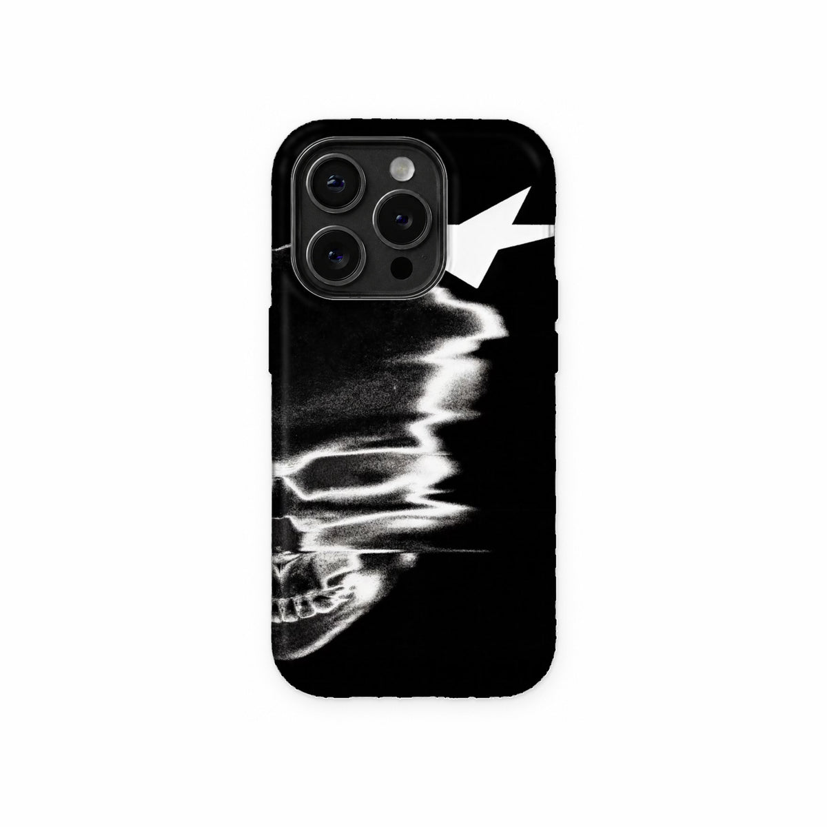 Skull Glitch - Glass Case