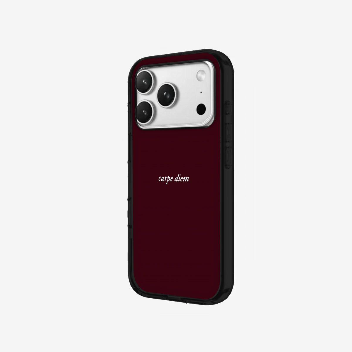 Carpe Diem - Black Silicone angled