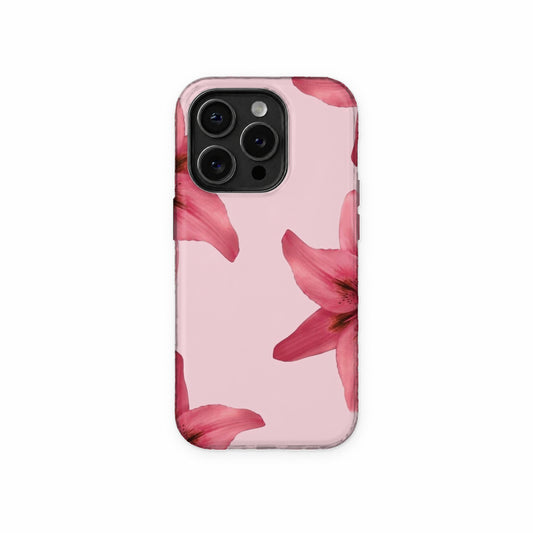 Blush Pink Floral Phone Case front view