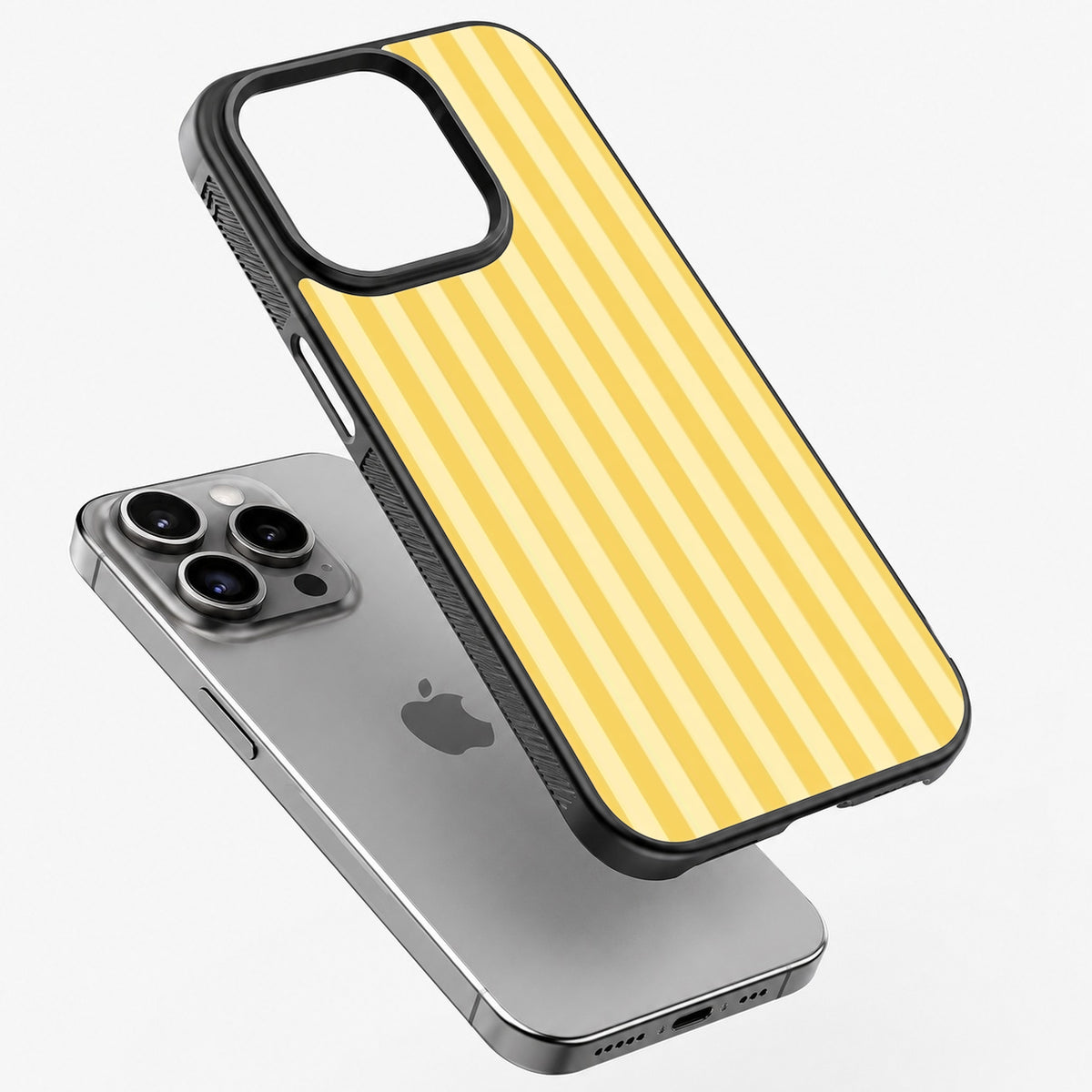 Lemon Stripe - Bumper Glass Case