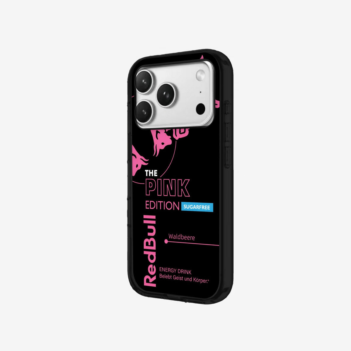 Pink Edition - Black Silicone angled