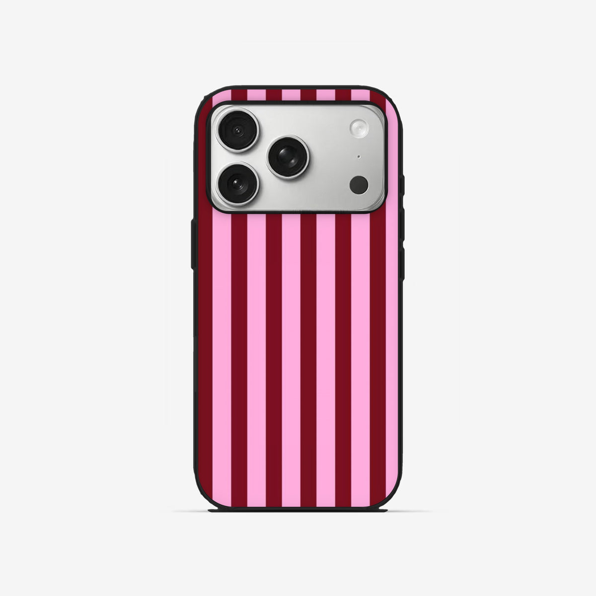 Berry Stripe - Black Silicone
