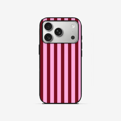 Berry Stripe - Black Silicone