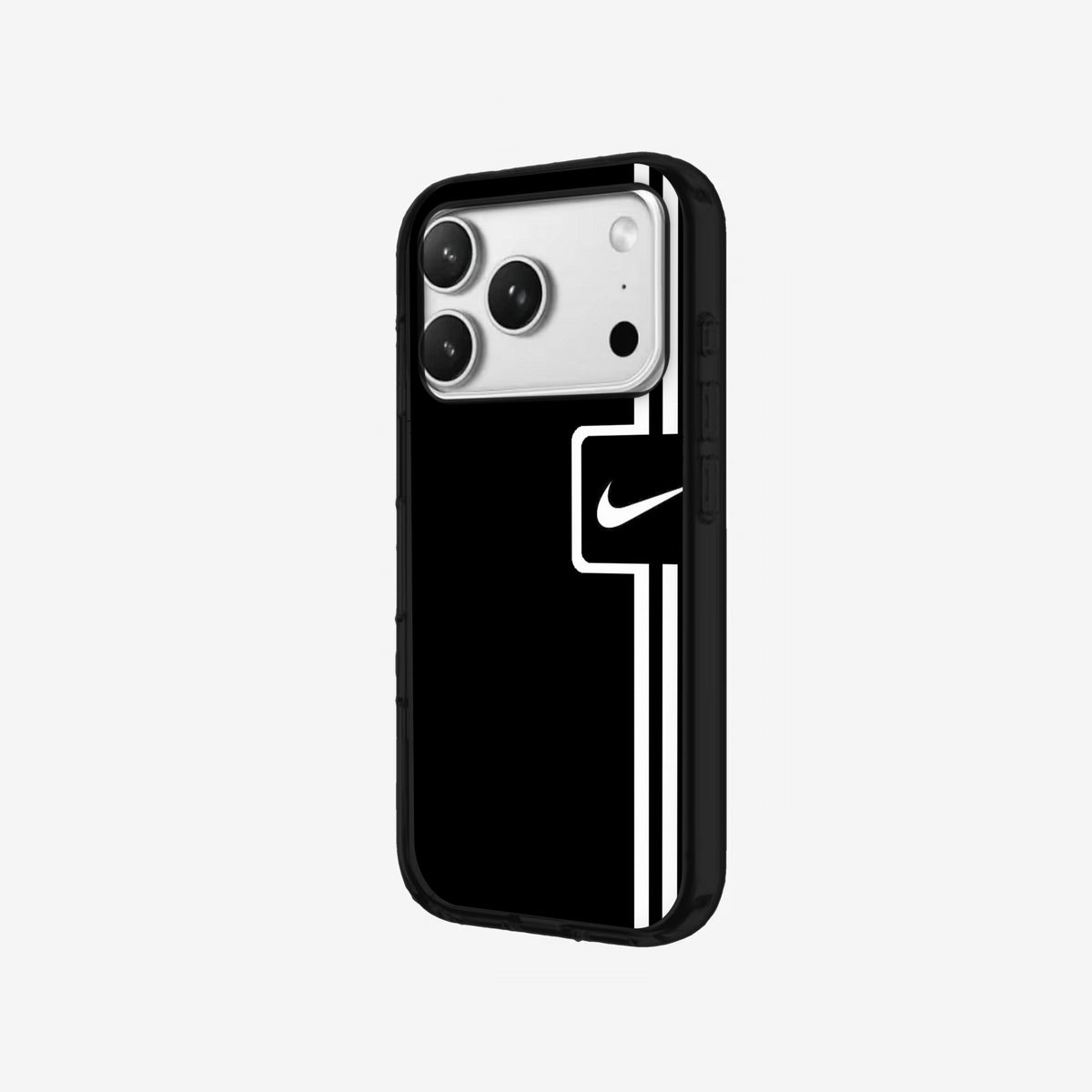 Side Stripe - Black Silicone angled