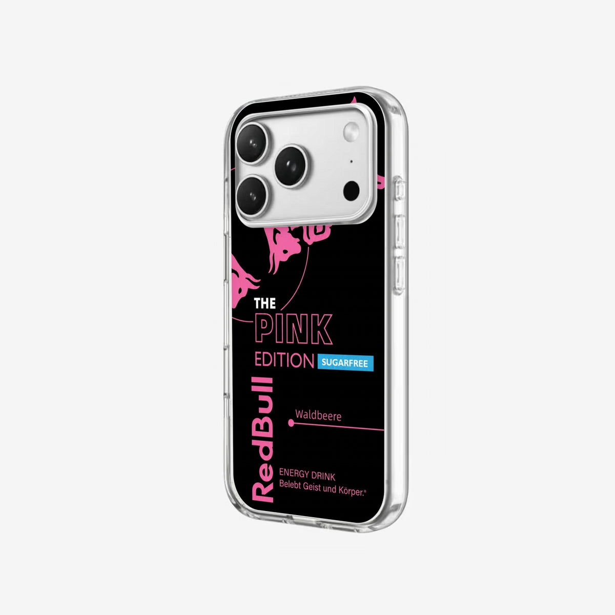 Pink Edition - Clear Silicone angled