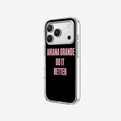 Bold Pink - Clear Silicone angled