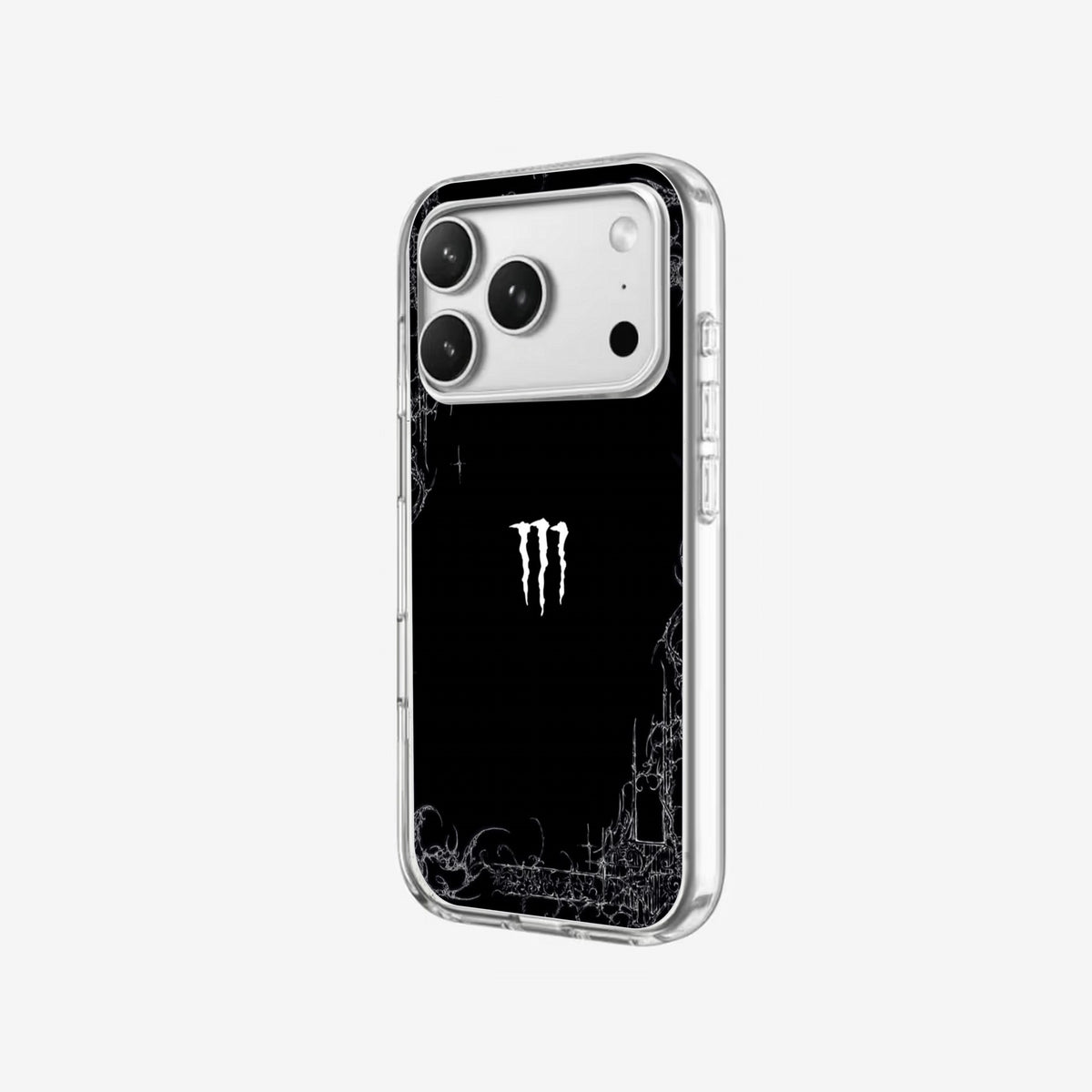Claw Mark - Clear Silicone angled