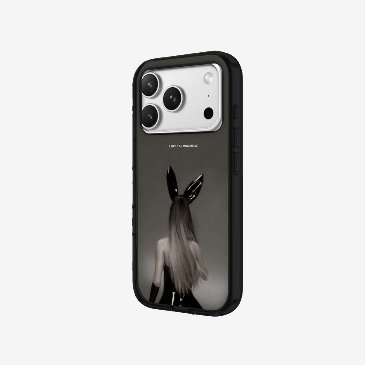 Bunny Ears - Black Silicone angled