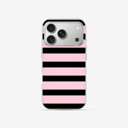 Bubblegum Stripe - Clear Silicone