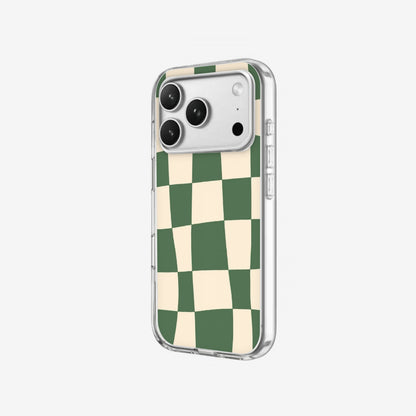 Forest Check - Clear Silicone angled