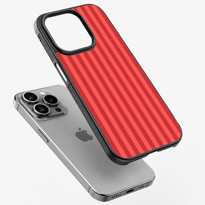 Scarlet Stripe - Bumper Glass Case