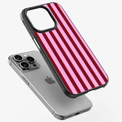 Berry Stripe - Bumper Glass Case