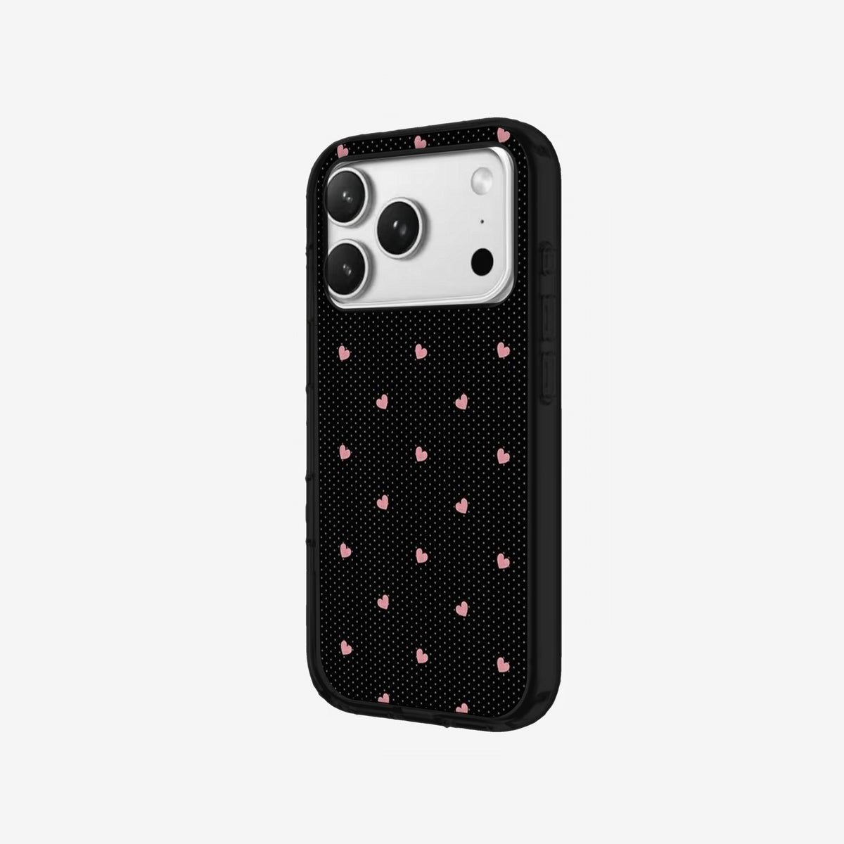 Midnight Hearts - Black Silicone angled