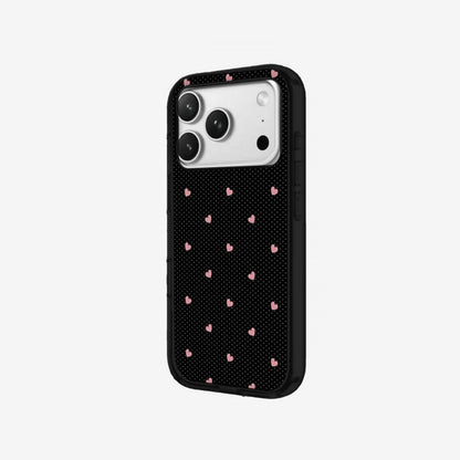 Midnight Hearts - Black Silicone angled