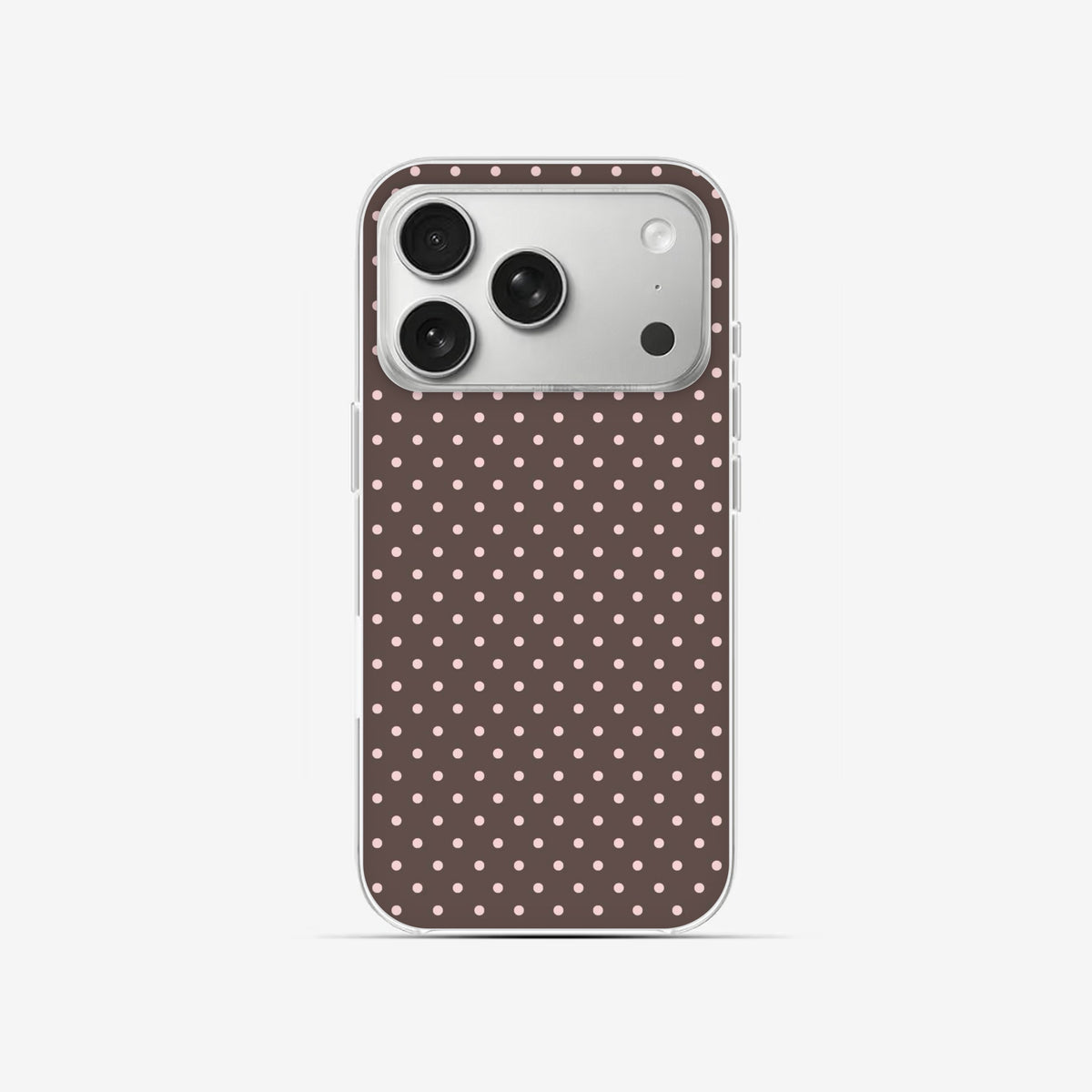 Cocoa Dots - Clear Silicone