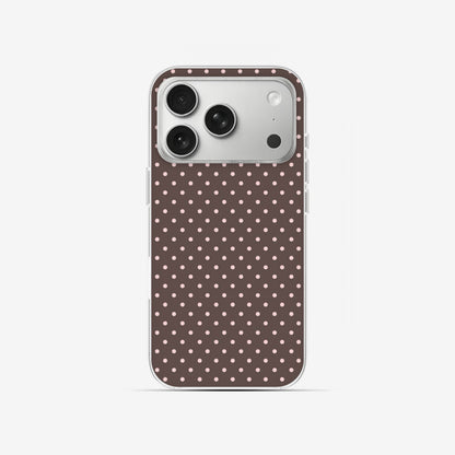 Cocoa Dots - Clear Silicone