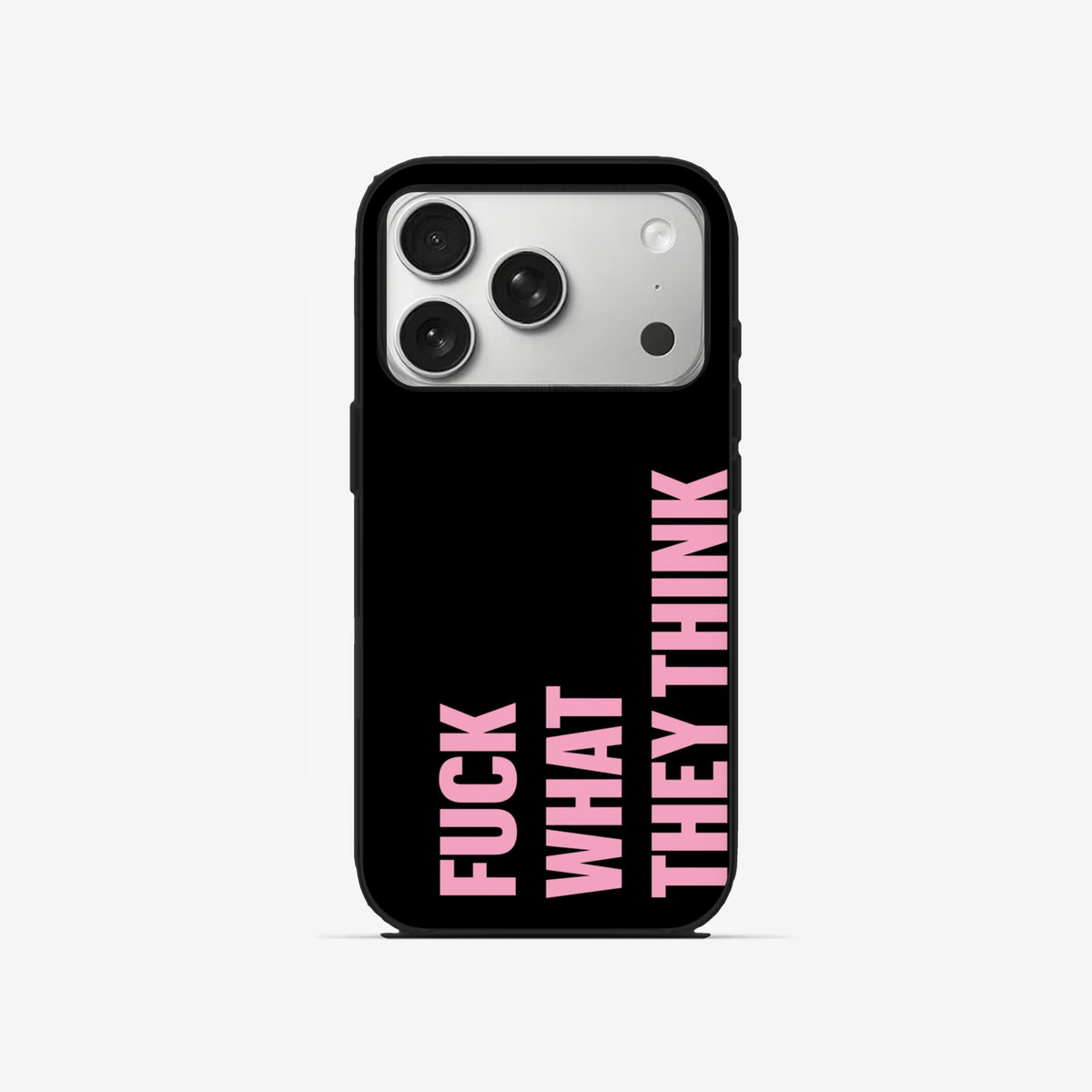 Think Pink - Black Silicone