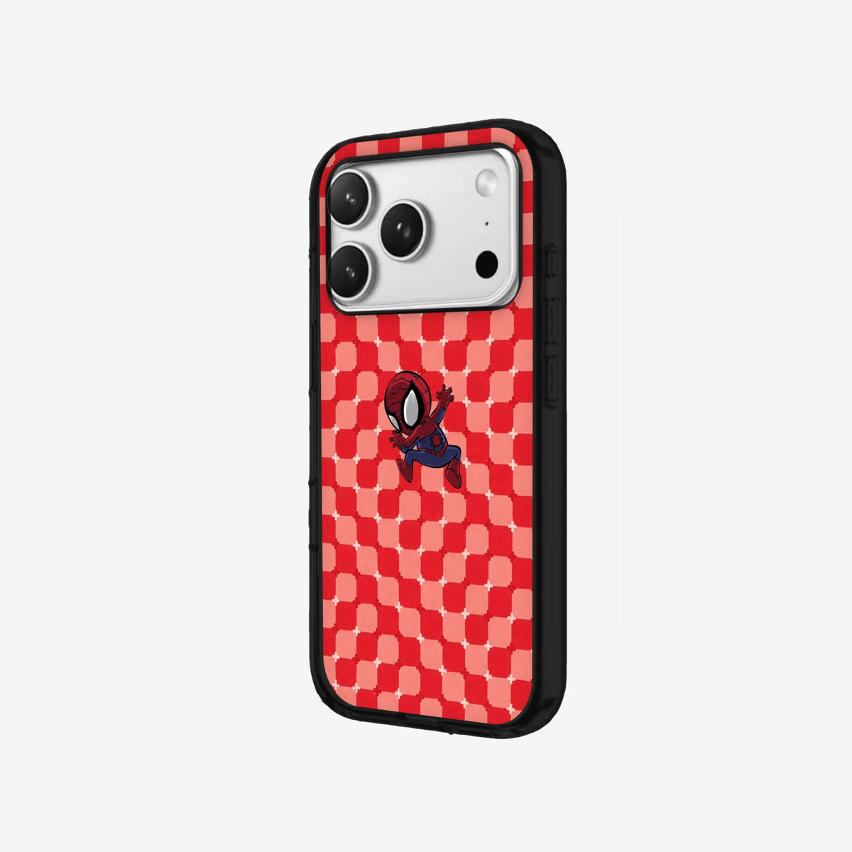 Red Ripple - Black Silicone angled