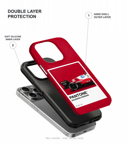 Red Racing Poster Phone Case double layer protection