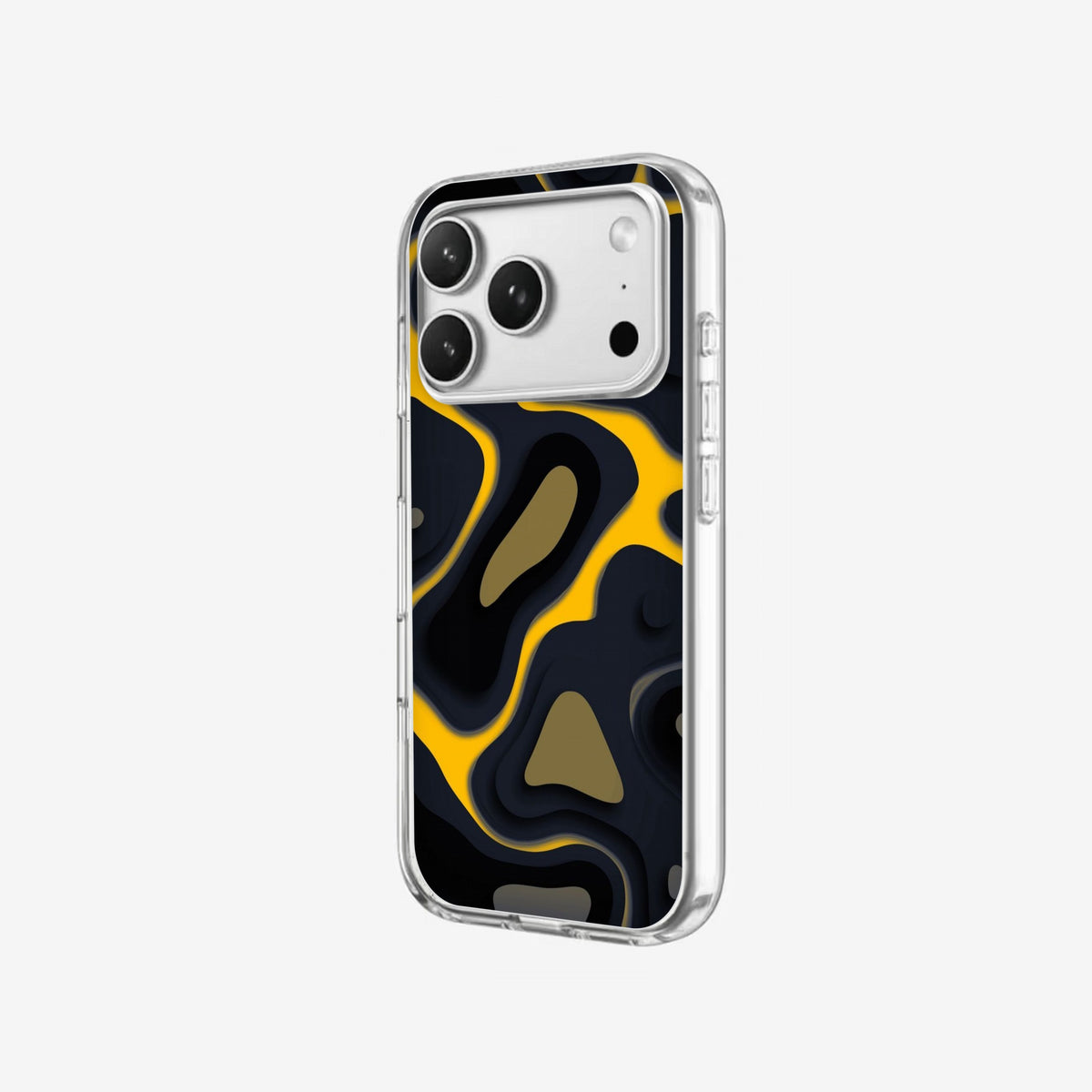 Gold Melt - Clear Silicone angled