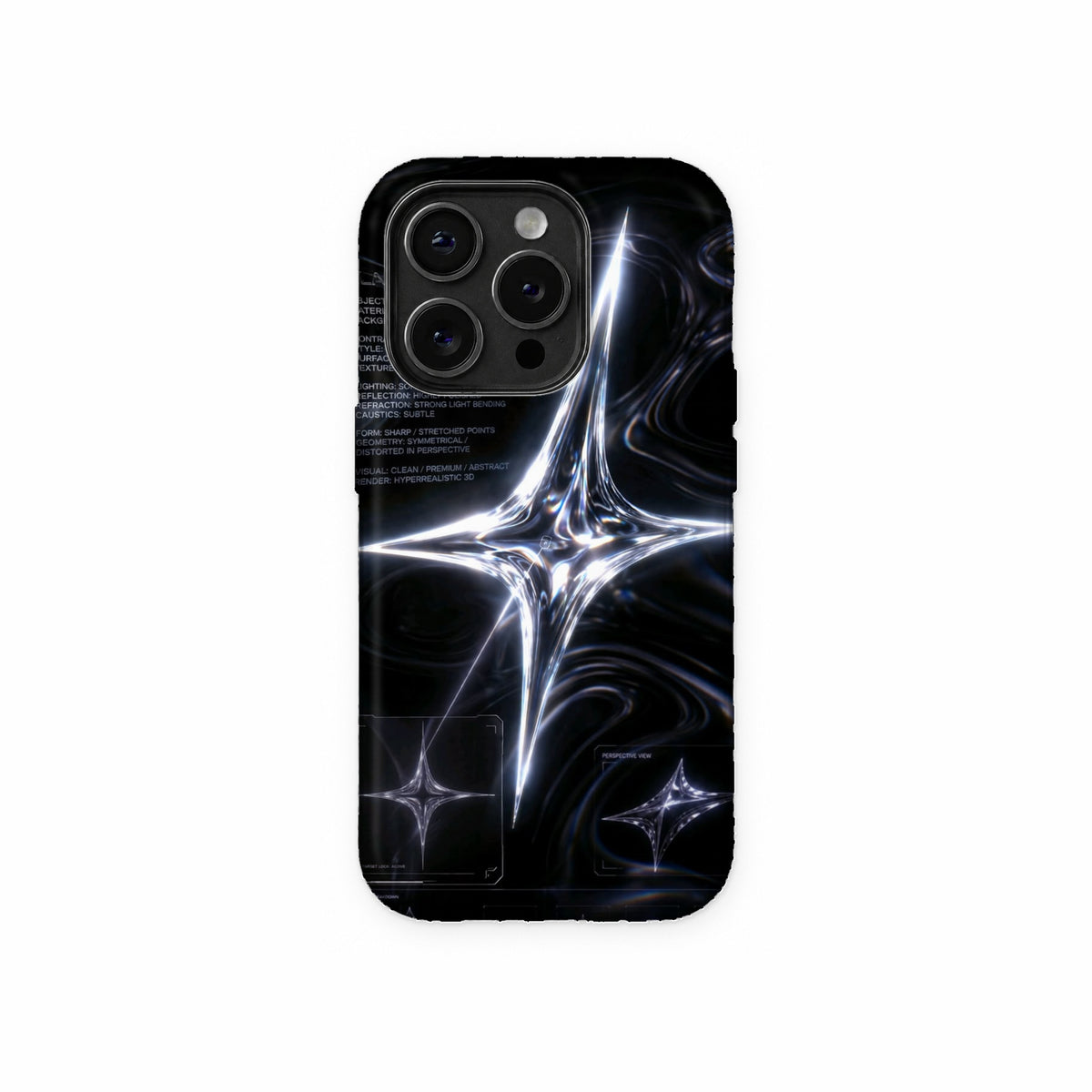 Chrome Star - Glass Case