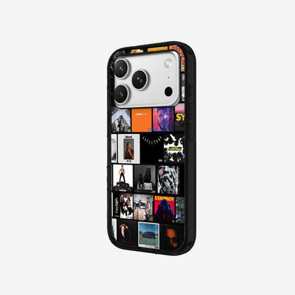 Album Wall - Black Silicone angled
