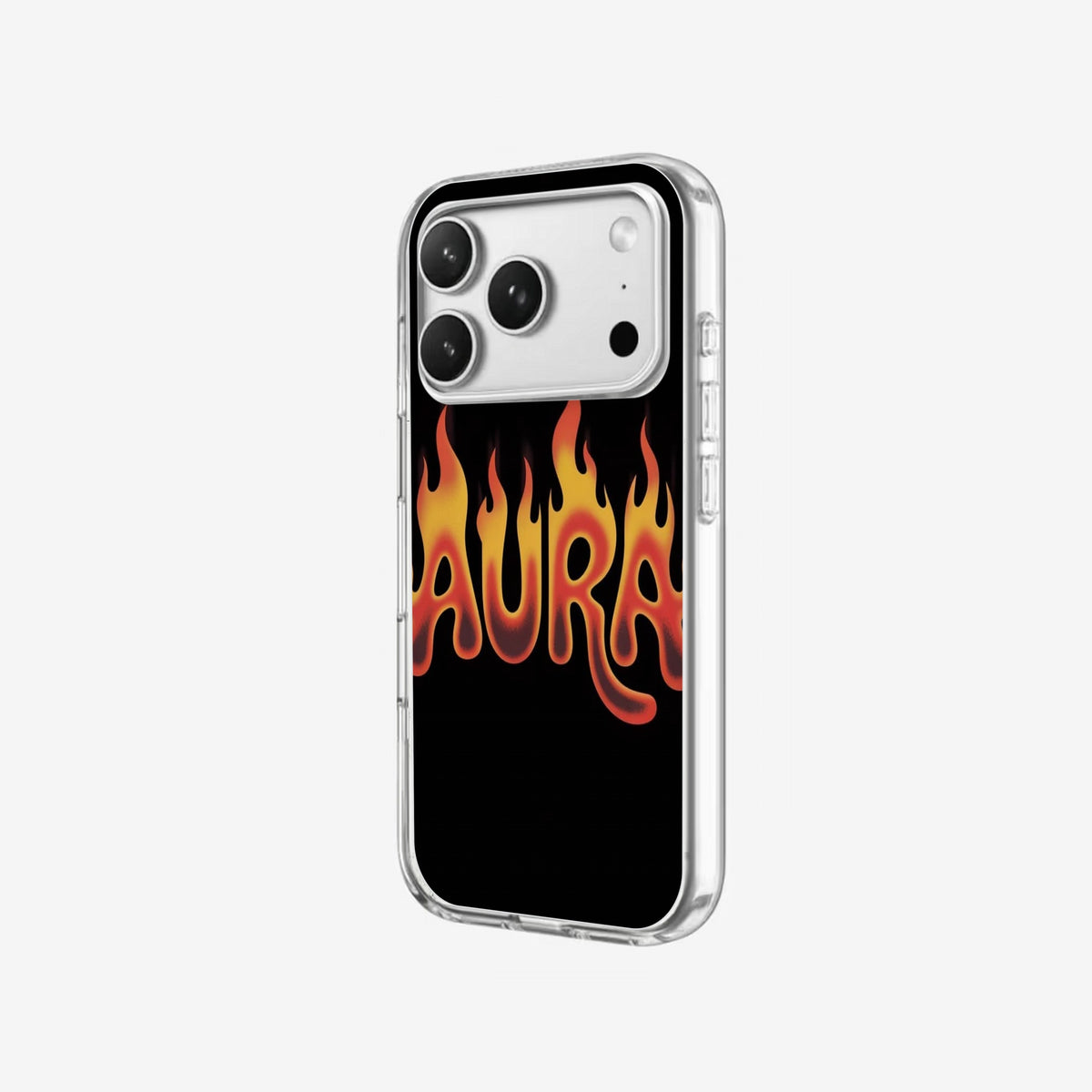 Aura - Clear Silicone angled