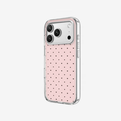 Petal Dots - Clear Silicone angled