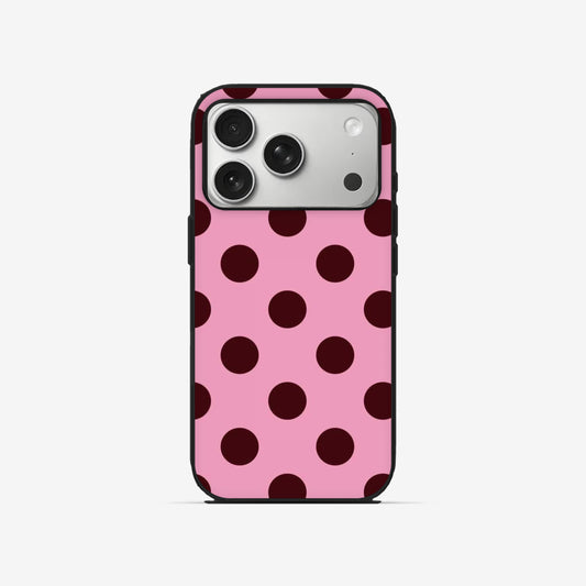 Bubblegum Dots - Black Silicone
