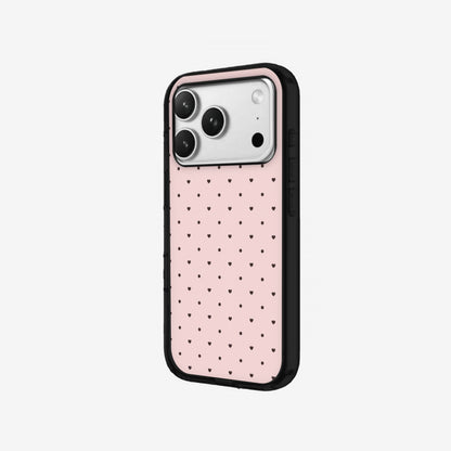 Petal Dots - Black Silicone angled
