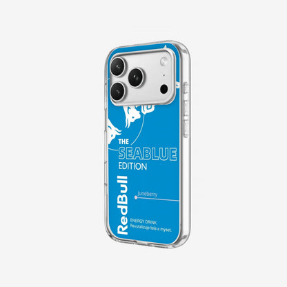 Sea Blue - Clear Silicone angled