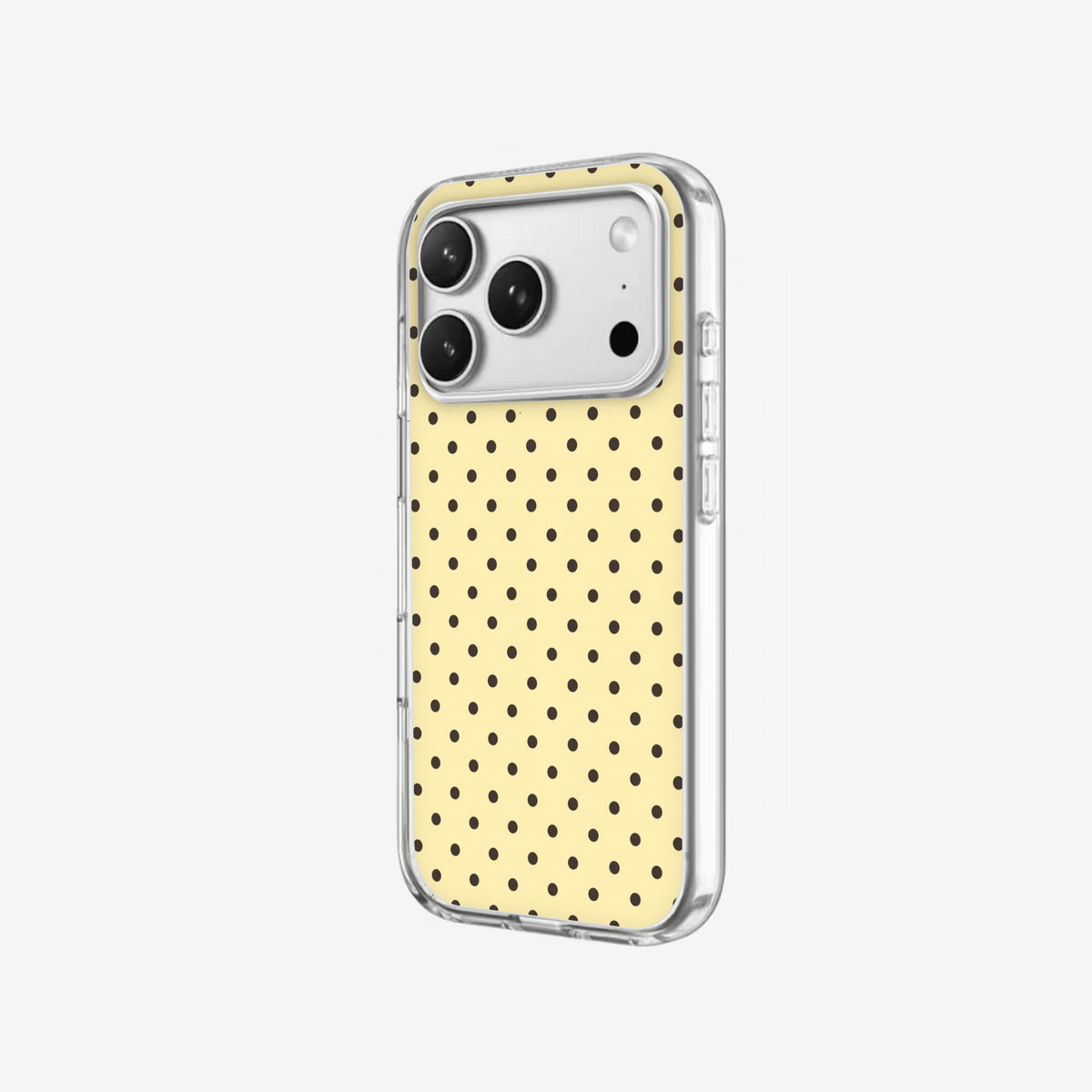 Butter Dots - Clear Silicone angled