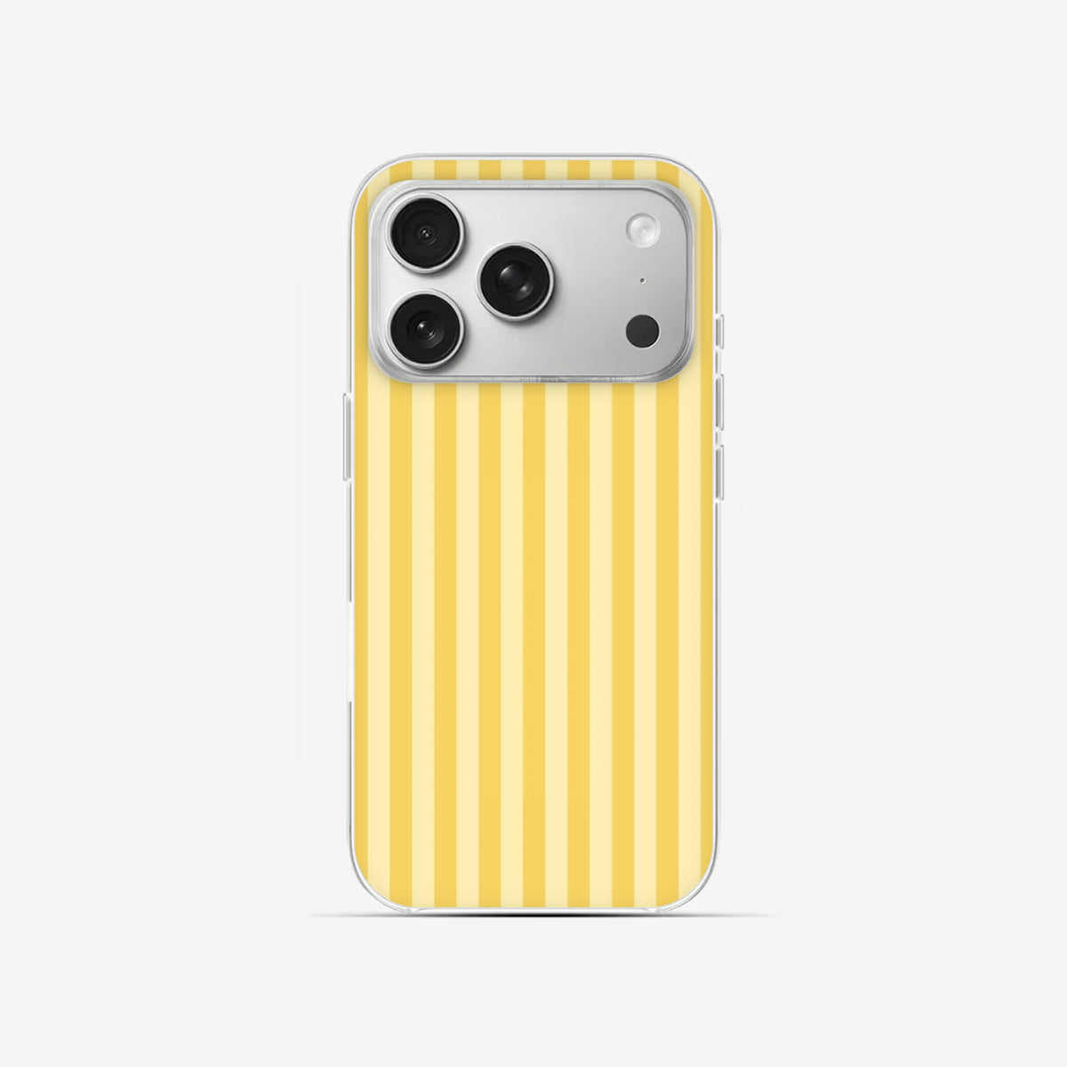 Lemon Stripe - Clear Silicone