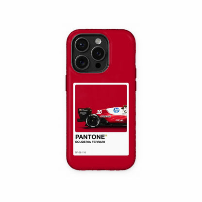 Red Racing Poster Phone Case front view