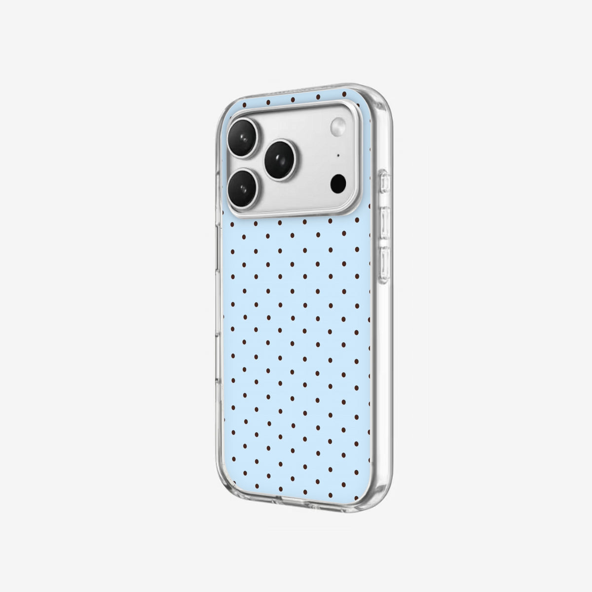 Sky Dots - Clear Silicone angled