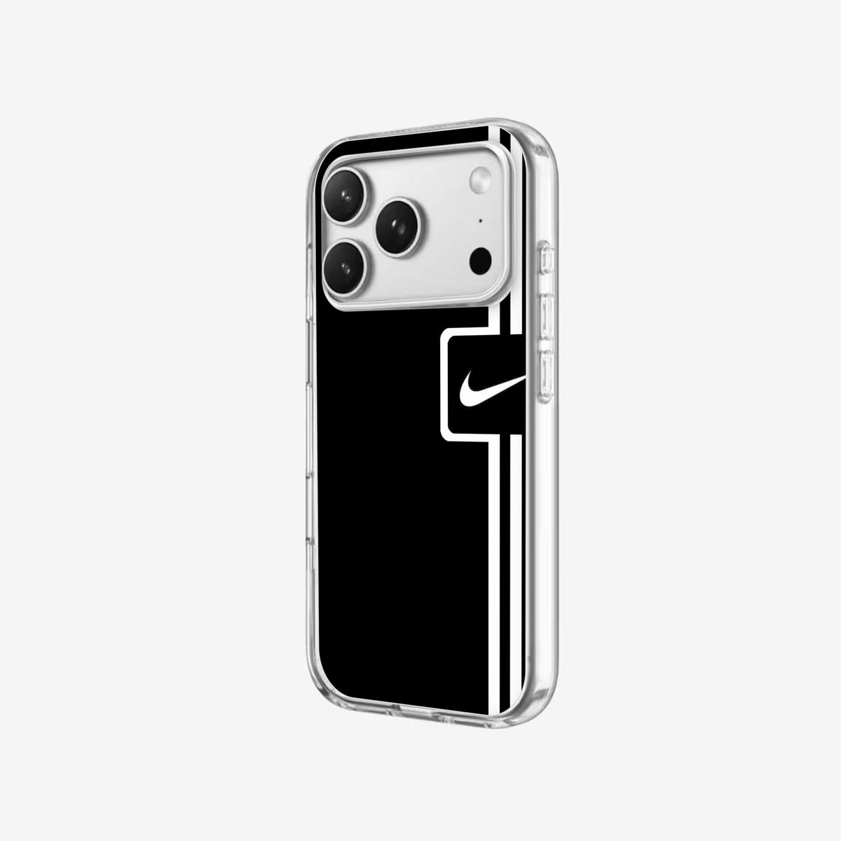 Side Stripe - Clear Silicone angled