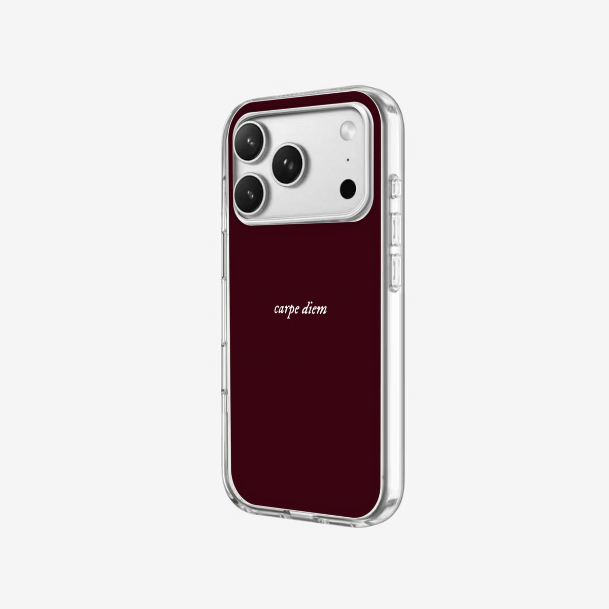 Carpe Diem - Clear Silicone angled