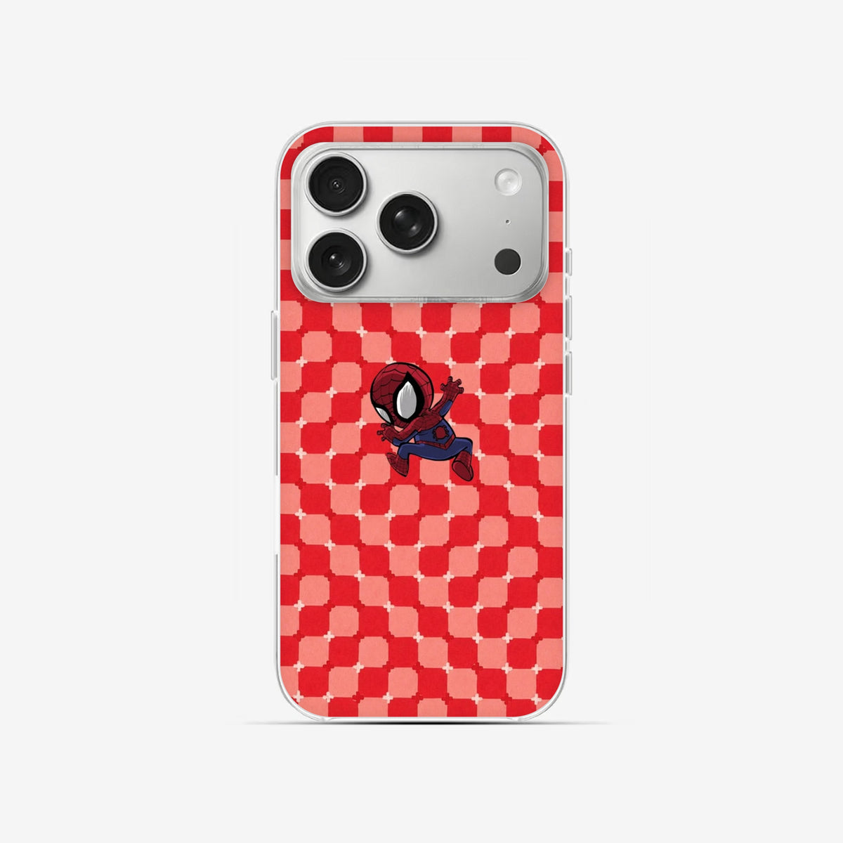 Red Ripple - Clear Silicone