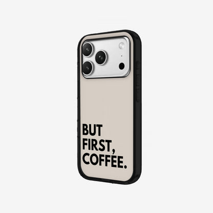 Coffee First - Black Silicone angled