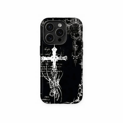Gothic Cross - Glass Case