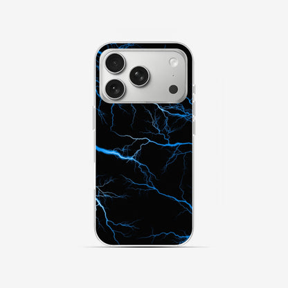 Blue Lightning - Clear Silicone
