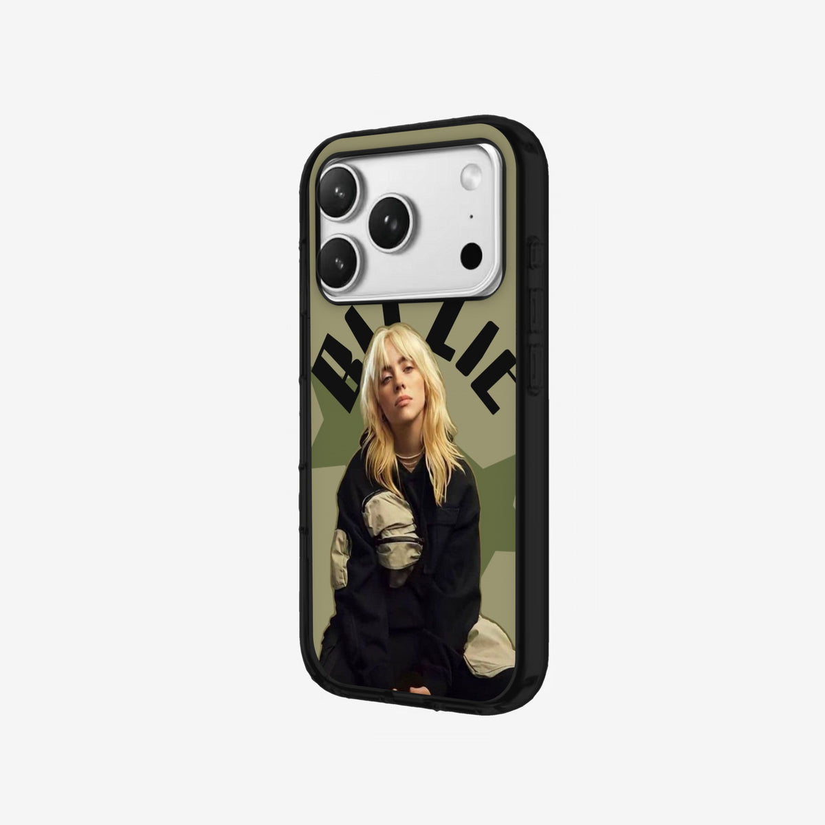 Camo Girl - Black Silicone angled