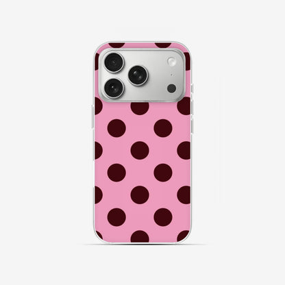 Bubblegum Dots - Clear Silicone