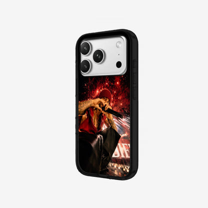 Red Stage - Black Silicone angled