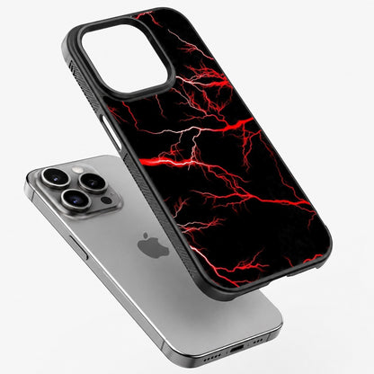 Red Lightning - Bumper Glass Case