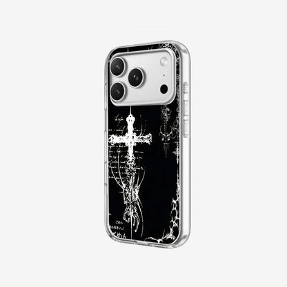 Gothic Cross - Clear Silicone angled