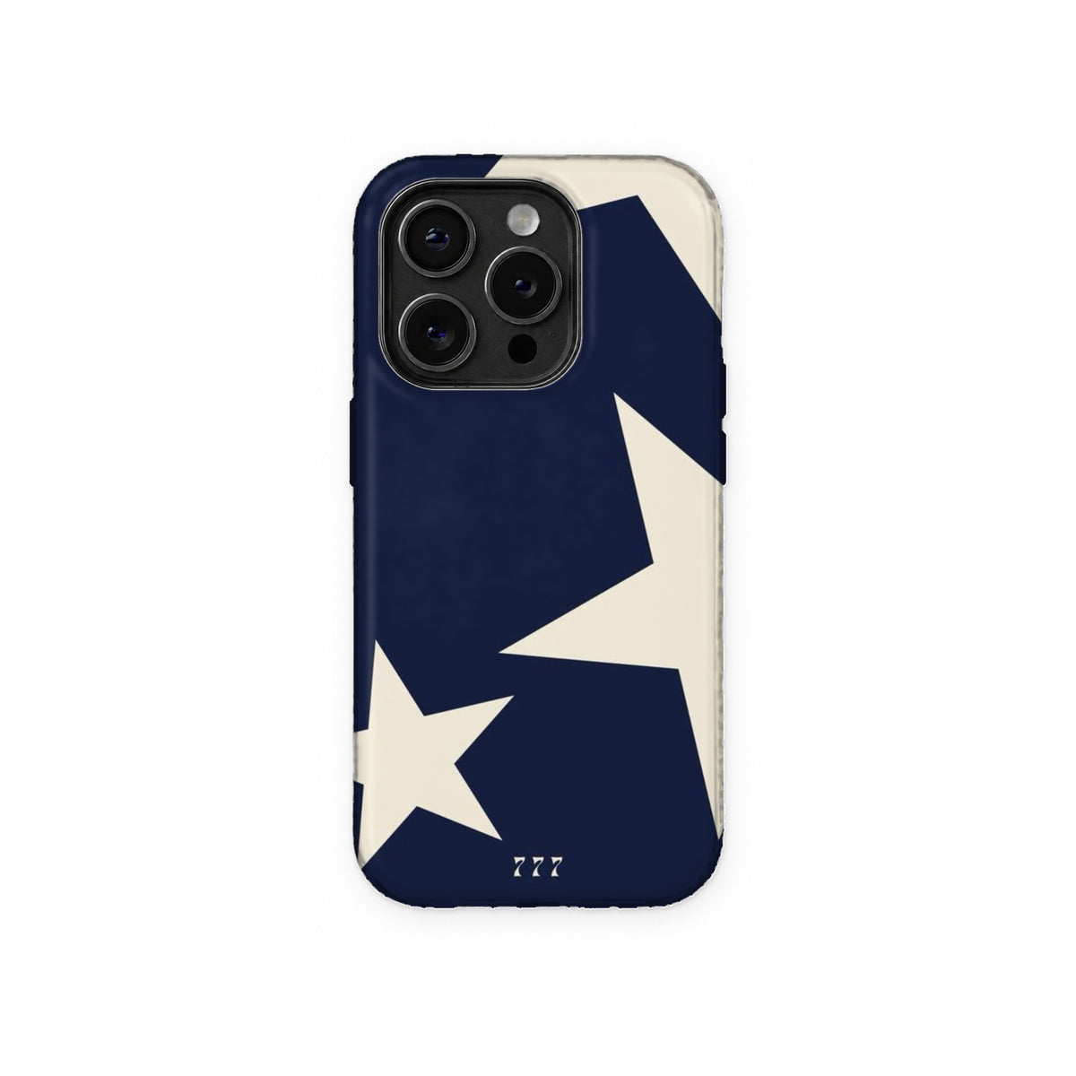 Navy Star Phone Case front view