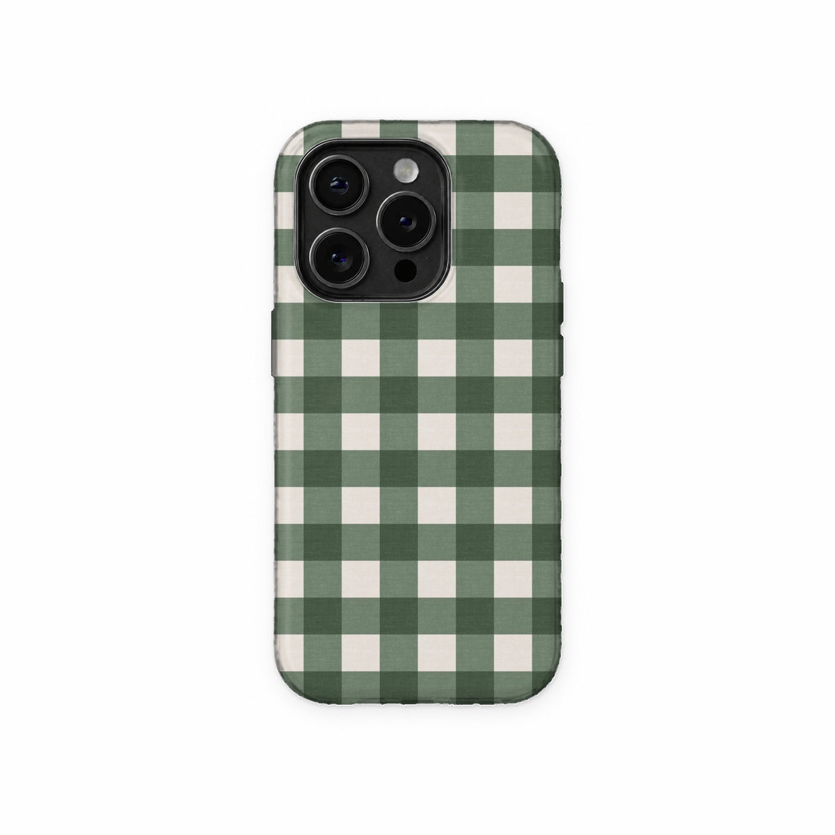 Sage Gingham - Glass Case