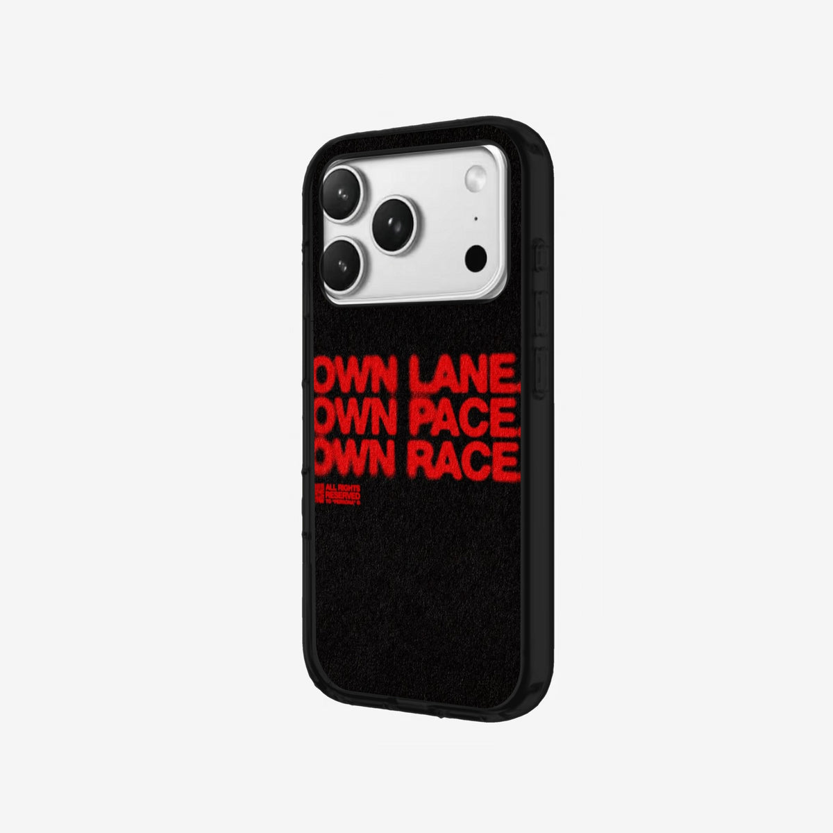 Own Lane - Black Silicone angled